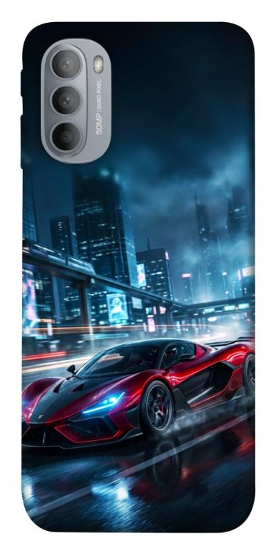 Чехол itsPrint Red sport car для Motorola Moto G31, авто, купить оптом с доставкой