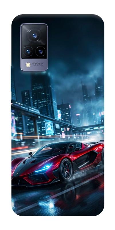 Чехол itsPrint Red sport car для Vivo V21, авто, купить оптом с доставкой