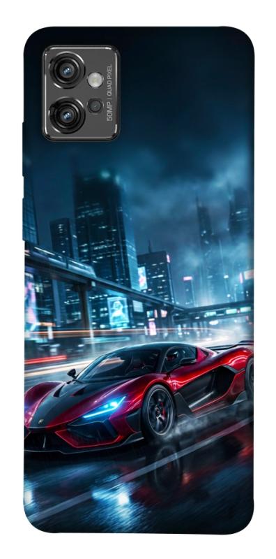 Чехол itsPrint Red sport car для Motorola Moto G32, авто, купить оптом с доставкой