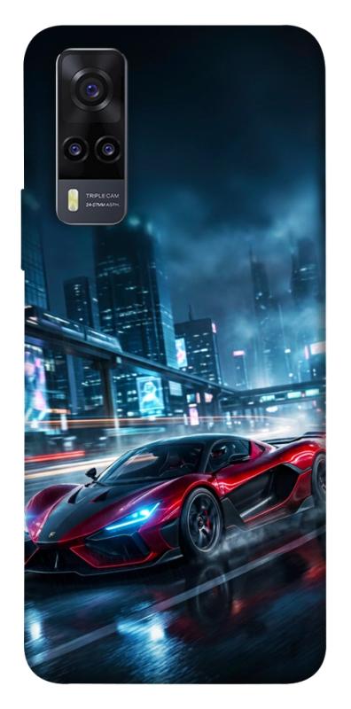 Чехол itsPrint Red sport car для Vivo Y31, авто, купить оптом с доставкой