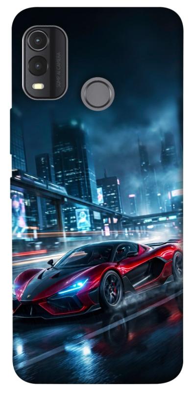 Чехол itsPrint Red sport car для Nokia G11 Plus, авто, купить оптом с доставкой