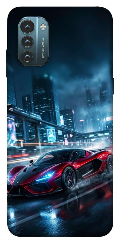 Чехол itsPrint Red sport car для Nokia G21, авто, купить оптом с доставкой