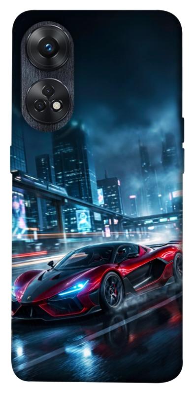 Чехол itsPrint Red sport car для Oppo Reno 8 T 4G, авто, купить оптом с доставкой