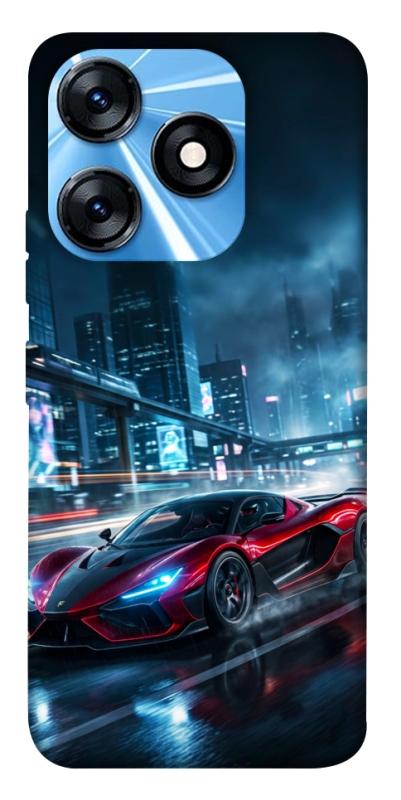 Чехол itsPrint Red sport car для TECNO Spark 10 Pro, авто, купить оптом с доставкой