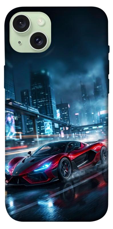 Чехол itsPrint Red sport car для Apple iPhone 15 Plus (6.7"), авто, купить оптом с доставкой