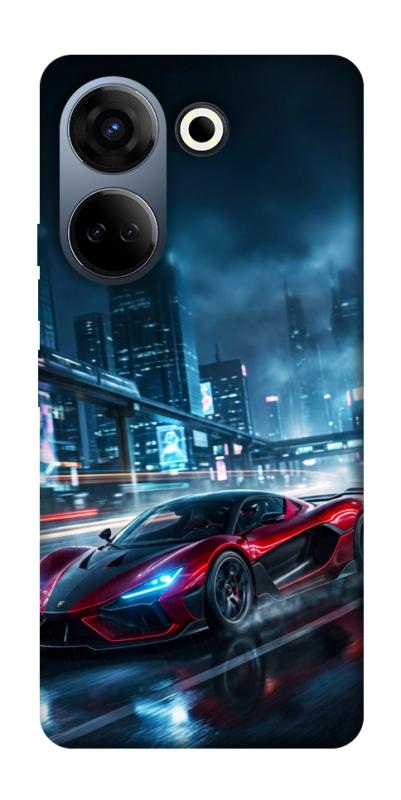 Чехол itsPrint Red sport car для TECNO Camon 20 Pro (CK7n), авто, купить оптом с доставкой