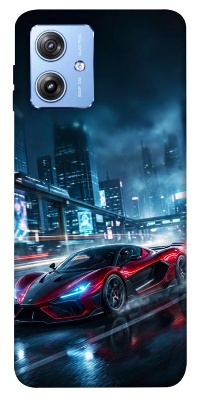 Чехол itsPrint Red sport car для Motorola Moto G84, авто, купить оптом с доставкой