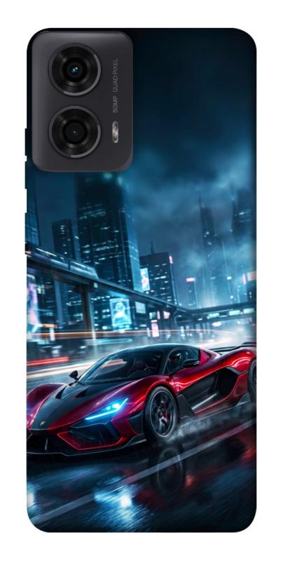 Чехол itsPrint Red sport car для Motorola Moto G24, авто, купить оптом с доставкой