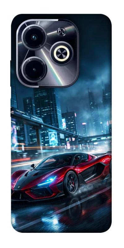 Чехол itsPrint Red sport car для Infinix Hot 40i, авто, купить оптом с доставкой