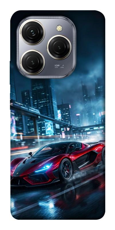 Чехол itsPrint Red sport car для TECNO Spark 20 Pro, авто, купить оптом с доставкой