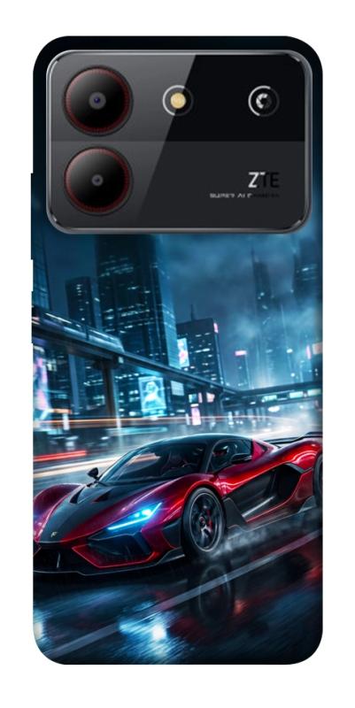 Чехол itsPrint Red sport car для ZTE Blade A54 4G, авто, купить оптом с доставкой