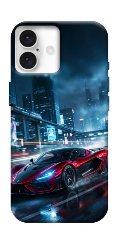 Чехол itsPrint Red sport car для Apple iPhone 16 Plus (6.7"), авто, купить оптом с доставкой