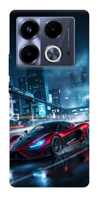 Чехол itsPrint Red sport car для Infinix Note 40 4G, авто, купить оптом с доставкой