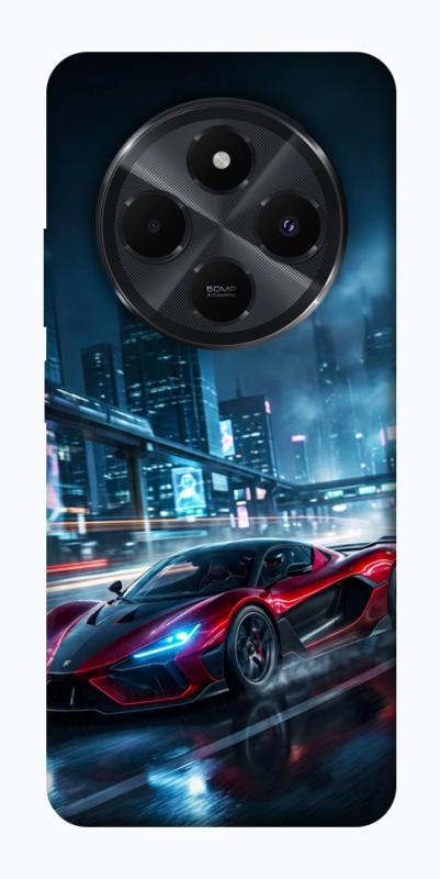 Чехол itsPrint Red sport car для Xiaomi Redmi 14C / Poco C75, авто, купить оптом с доставкой