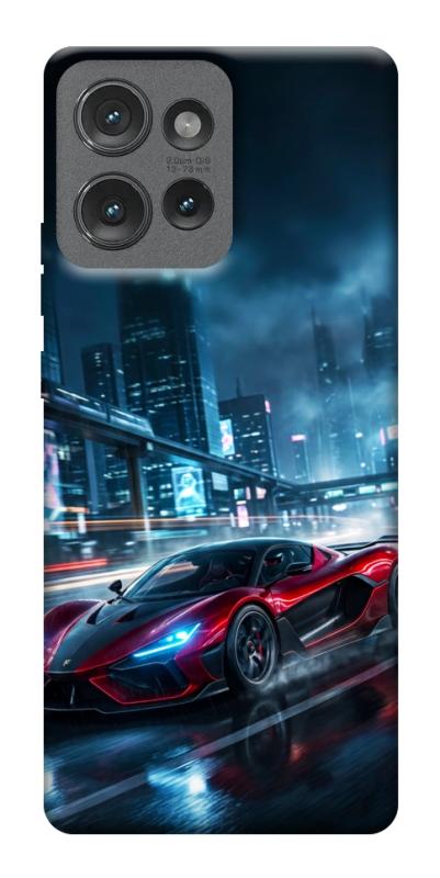 Чехол itsPrint Red sport car для Motorola Edge 50, авто, купить оптом с доставкой