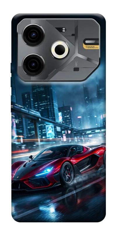 Чехол itsPrint Red sport car для TECNO Pova 6 Neo (LI6), авто, купить оптом с доставкой