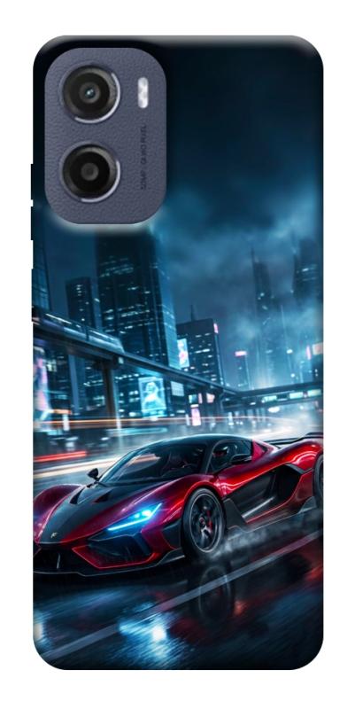 Чехол itsPrint Red sport car для Motorola Moto G05, авто, купить оптом с доставкой