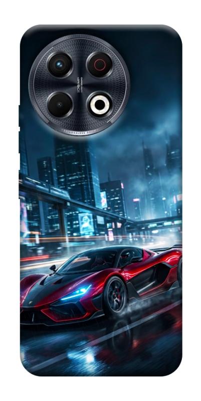 Чехол itsPrint Red sport car для TECNO Spark 30 Pro (KL7), авто, купить оптом с доставкой
