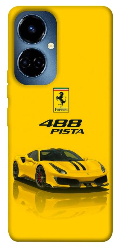 Чохол itsPrint Yellow beast для TECNO Camon 19 (CI6n) / 19 Pro (CI8n), авто, купити оптом з доставкою