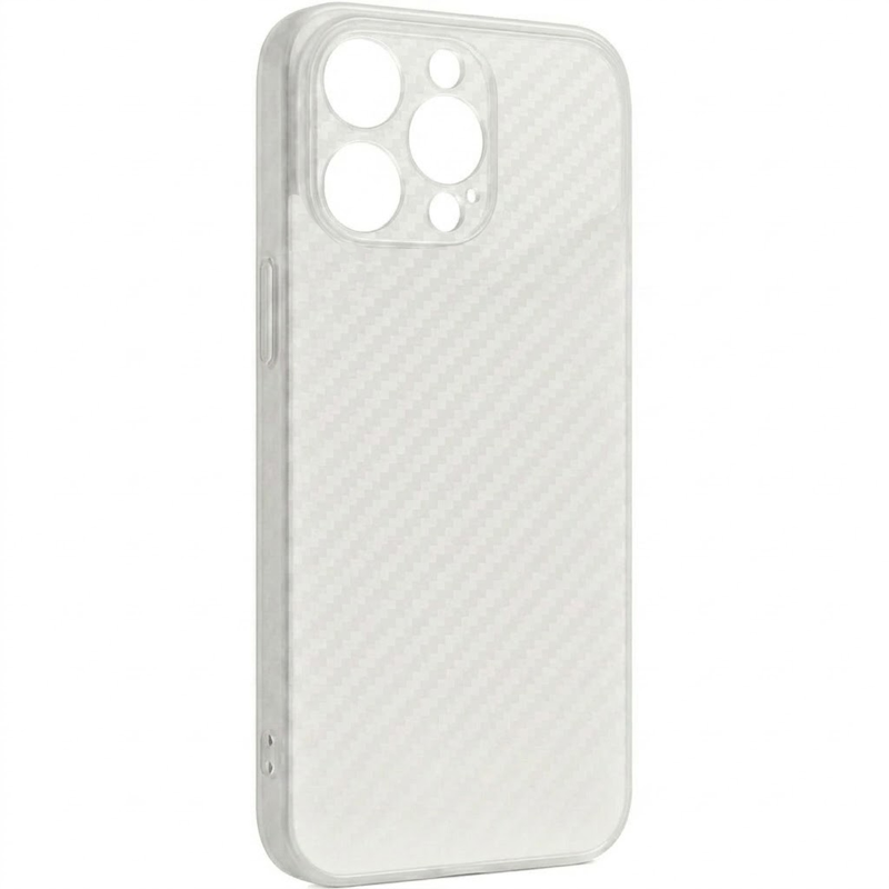 Чехол Getman Carbon Ultra Slim для Apple iPhone 15 Pro Max (6.7"), White, купить оптом с доставкой