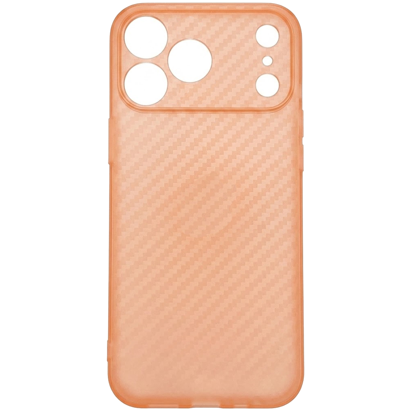Чехол Getman Carbon Ultra Slim для Apple iPhone 17 Pro / 18 Pro (6.3"), Orange 1, купить оптом с доставкой