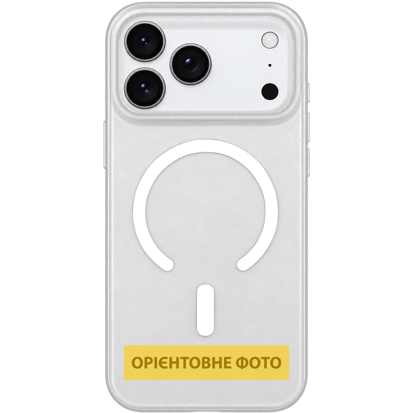 Чехол PC Matte Color with Magnetic Fit для Apple iPhone 15 Pro (6.1"), White, купить оптом с доставкой