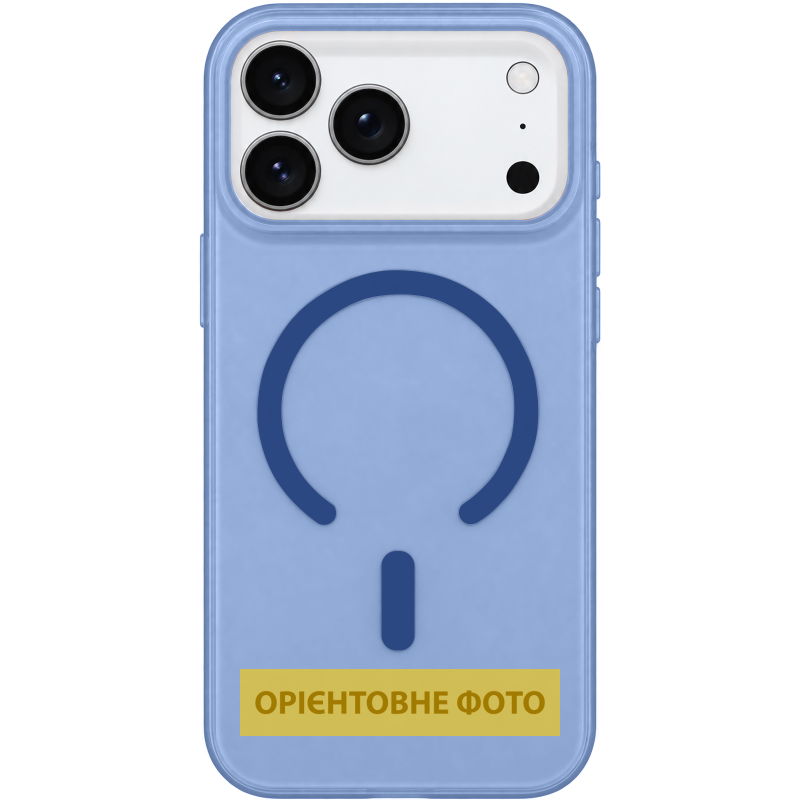 Чехол PC Matte Color with Magnetic Fit для Apple iPhone 15 Pro Max (6.7"), Blue, купить оптом с доставкой