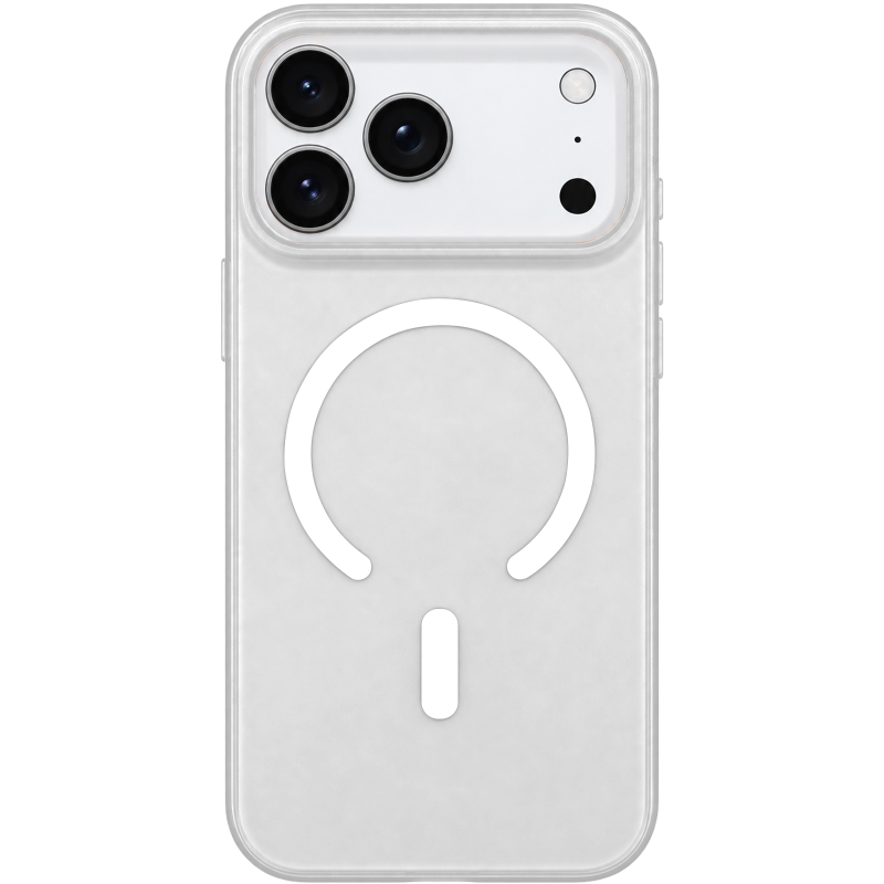 Чехол PC Matte Color with Magnetic Fit для Apple iPhone 16 (6.1"), White, купить оптом с доставкой