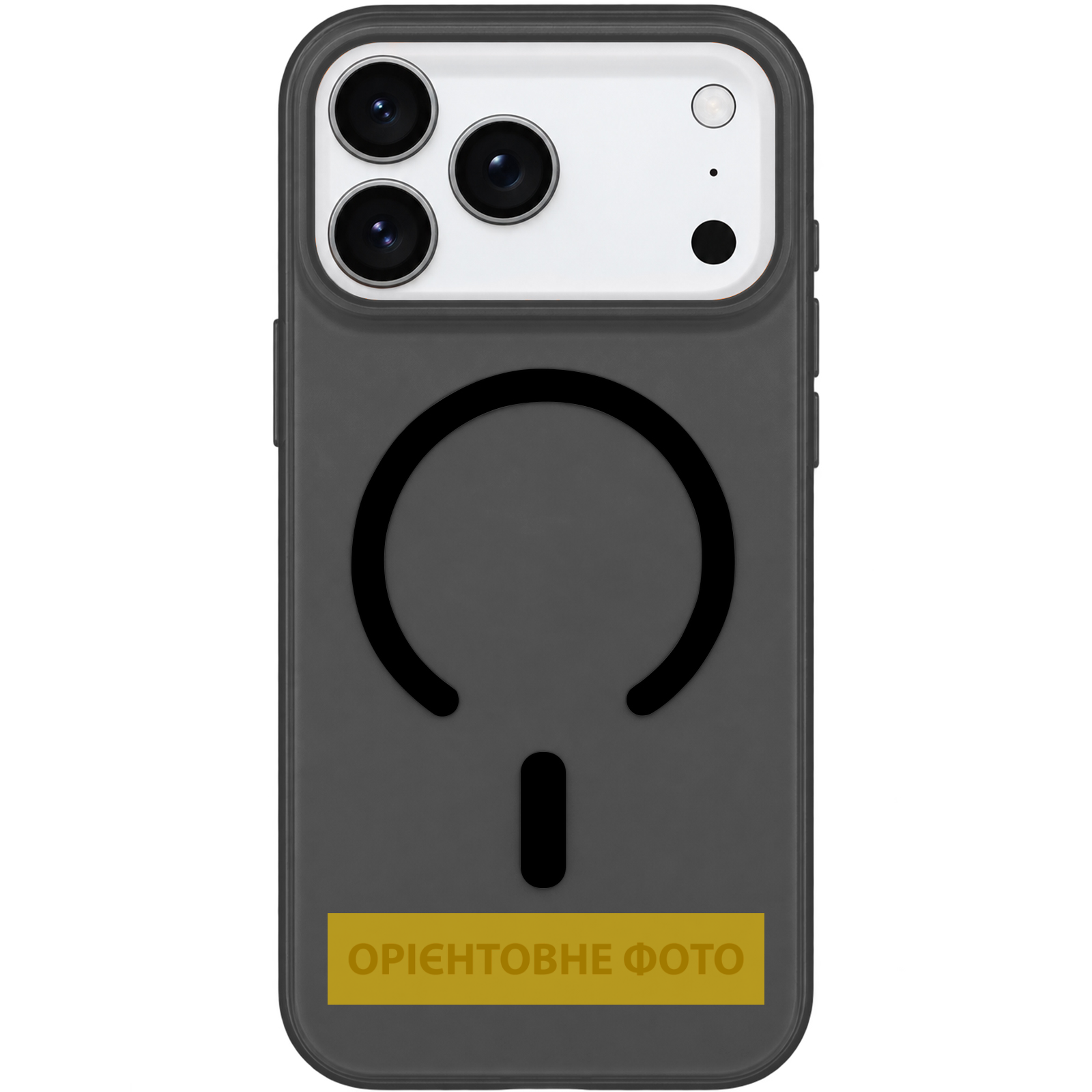 Чехол PC Matte Color with Magnetic Fit для Apple iPhone 16 Pro Max (6.9"), Black, купить оптом с доставкой