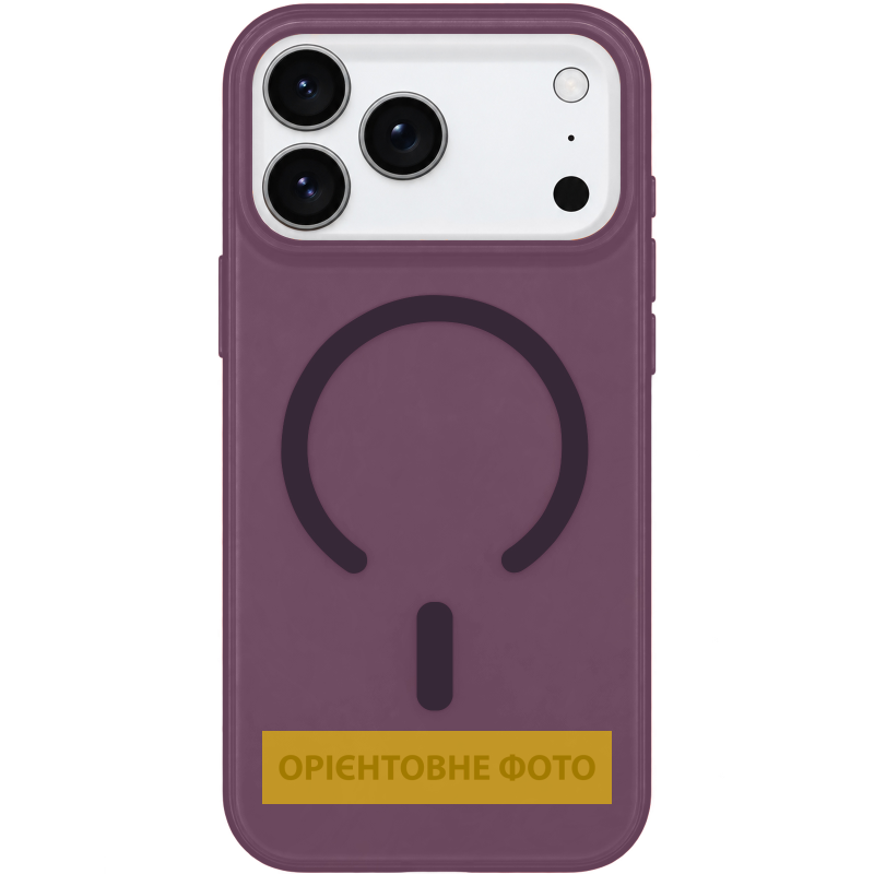Чехол PC Matte Color with Magnetic Fit для Apple iPhone 16 Pro Max (6.9"), Burgundy, купить оптом с доставкой