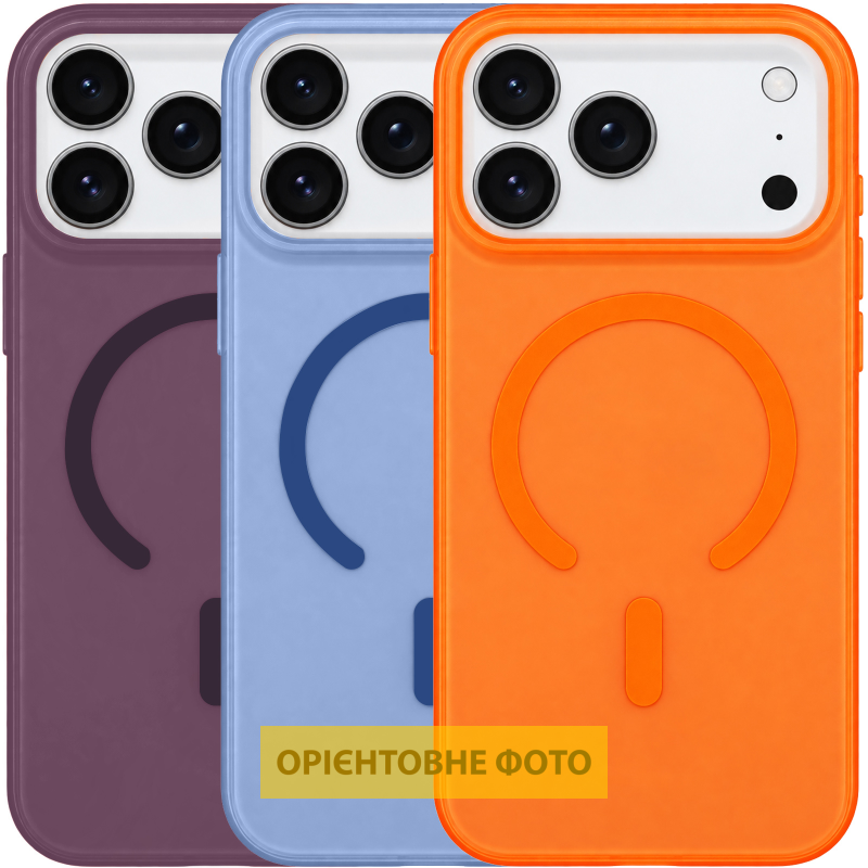 Чехол PC Matte Color with Magnetic Fit для Apple iPhone 17 (6.3"), купить оптом с доставкой
