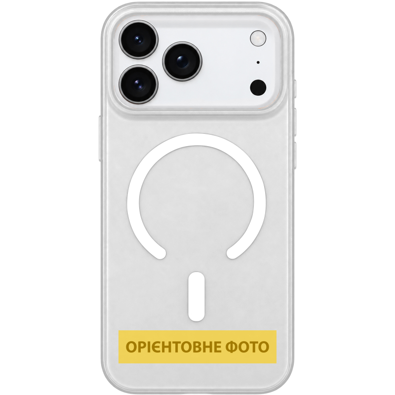 Чехол PC Matte Color with Magnetic Fit для Apple iPhone 17 (6.3"), White, купить оптом с доставкой