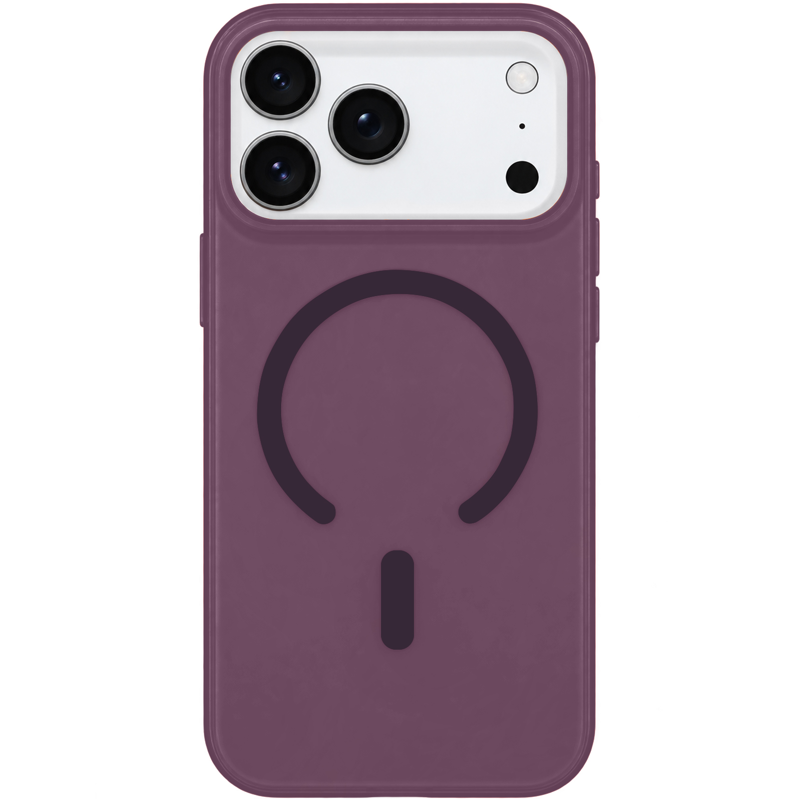 Чехол PC Matte Color with Magnetic Fit для Apple iPhone 17 Pro / 18 Pro (6.3"), Burgundy, купить оптом с доставкой