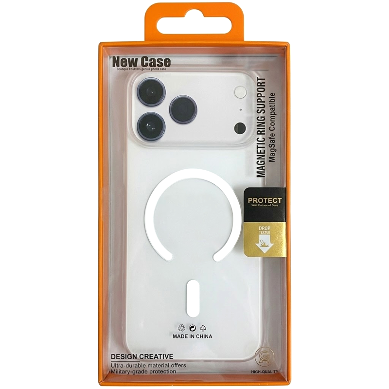 Чехол PC Matte Color with Magnetic Fit для Apple iPhone 17 Pro Max / 18 Pro Max (6.9"), White 1, купить оптом с доставкой