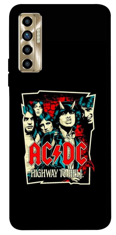 Чохол itsPrint Rock energy для TECNO Camon 17P, музика, купити оптом з доставкою