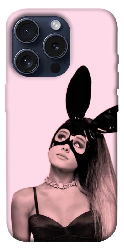 Чехол itsPrint Ariana Grande bunny для Apple iPhone 15 Pro (6.1"), музыка, купить оптом с доставкой