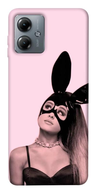 Чохол itsPrint Ariana Grande bunny для Motorola Moto G14, музика, купити оптом з доставкою