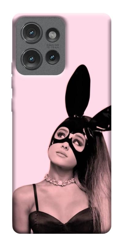 Чохол itsPrint Ariana Grande bunny для Motorola Edge 50, музика, купити оптом з доставкою