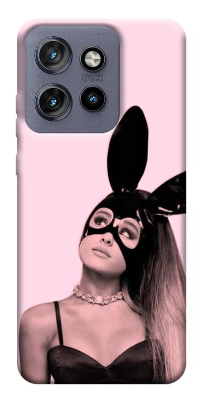 Чехол itsPrint Ariana Grande bunny для Motorola Edge 50 Neo, музыка, купить оптом с доставкой