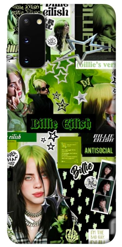 Чохол itsPrint Eilish green для Samsung Galaxy S20, музика, купити оптом з доставкою