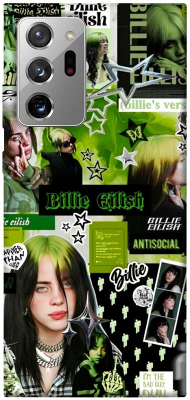 Чохол itsPrint Eilish green для Samsung Galaxy Note 20 Ultra, музика, купити оптом з доставкою