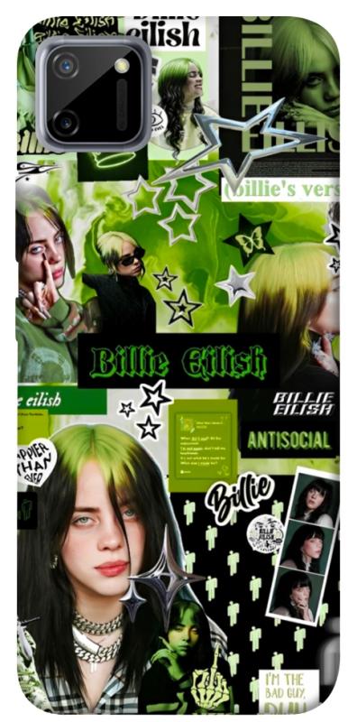 Чохол itsPrint Eilish green для Realme C11, музика, купити оптом з доставкою