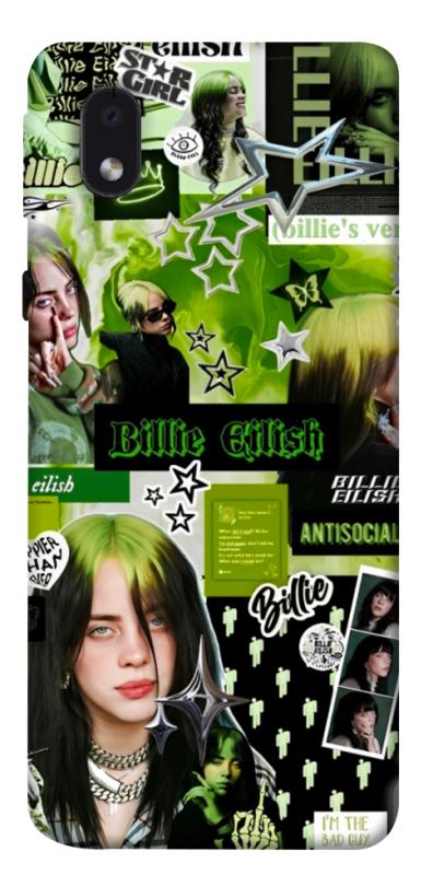 Чехол itsPrint Eilish green для Samsung Galaxy M01 Core / A01 Core, музыка, купить оптом с доставкой