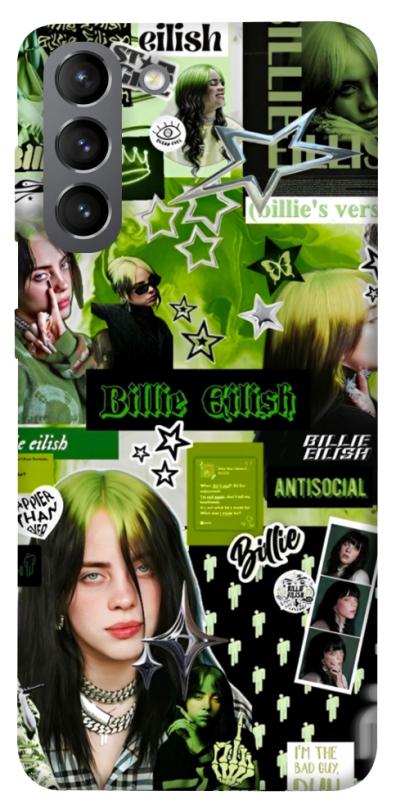 Чохол itsPrint Eilish green для Samsung Galaxy S21, музика, купити оптом з доставкою