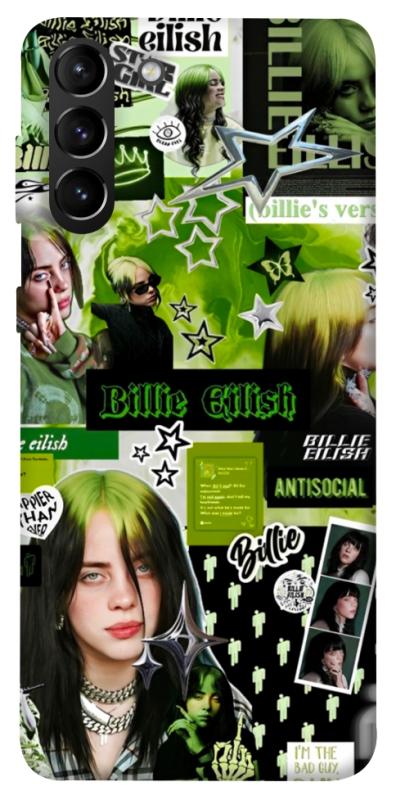Чохол itsPrint Eilish green для Samsung Galaxy S21+, музика, купити оптом з доставкою