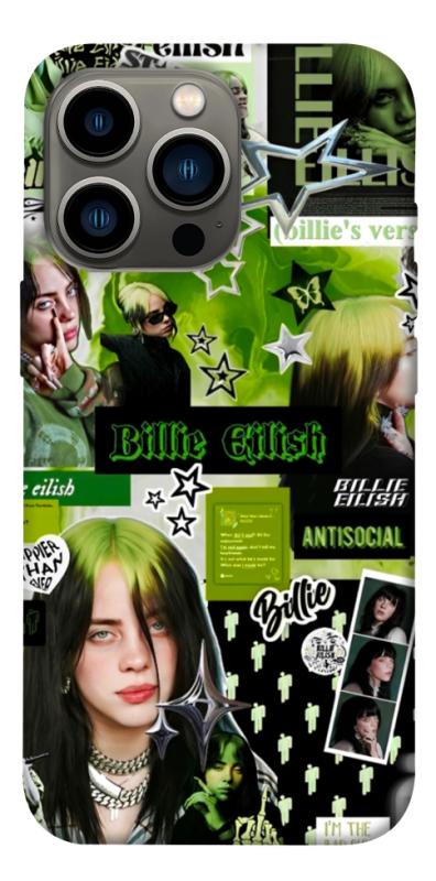 Чохол itsPrint Eilish green для Apple iPhone 13 Pro (6.1"), музика, купити оптом з доставкою