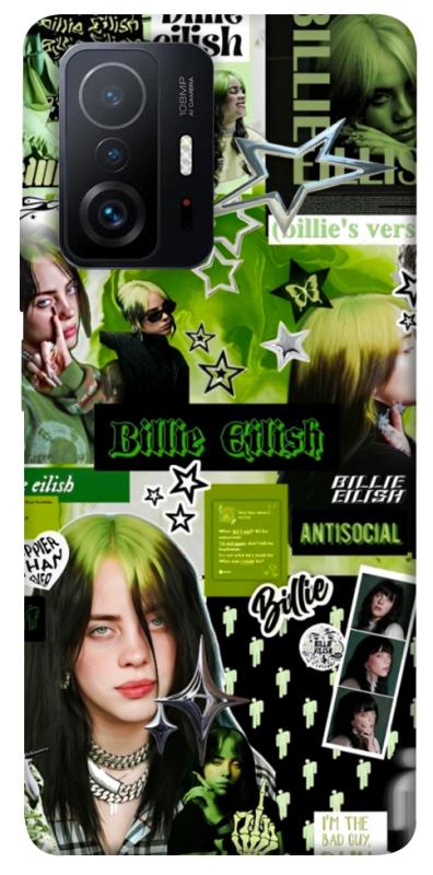 Чехол itsPrint Eilish green для Xiaomi 11T / 11T Pro, музыка, купить оптом с доставкой