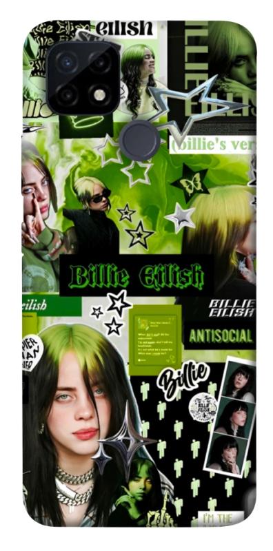 Чохол itsPrint Eilish green для Realme C21Y, музика, купити оптом з доставкою
