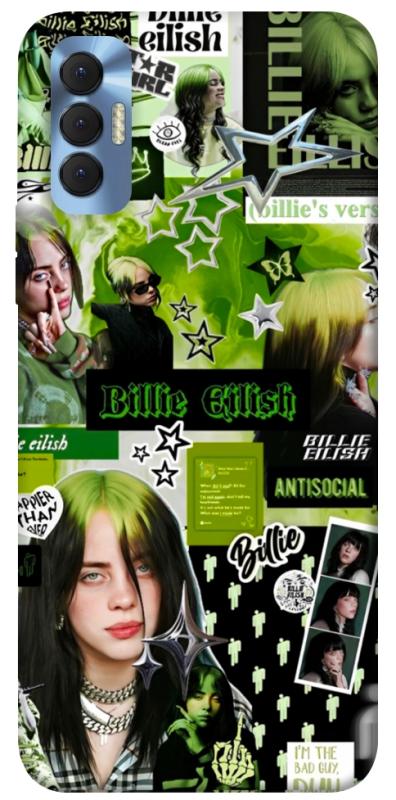 Чохол itsPrint Eilish green для TECNO Spark 8P, музика, купити оптом з доставкою