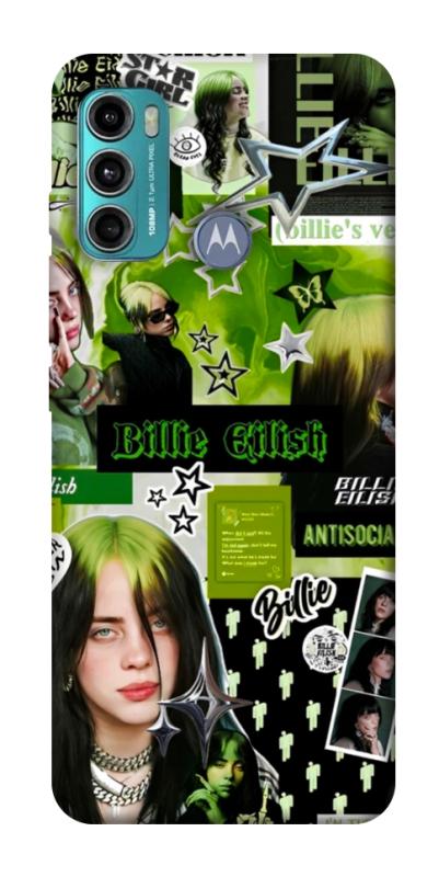 Чохол itsPrint Eilish green для Motorola Moto G60, музика, купити оптом з доставкою